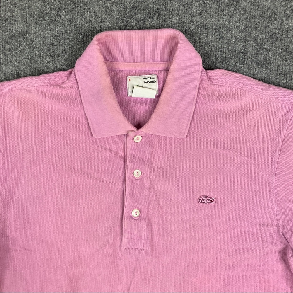 Lacoste Men's Soft Pink Polo Shirt - Picture 2 of 6